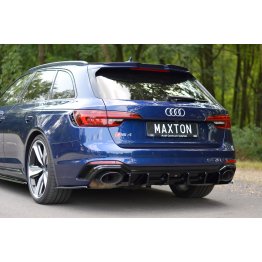 Накладка сплиттер на багажник на Audi RS4 B9 Avant